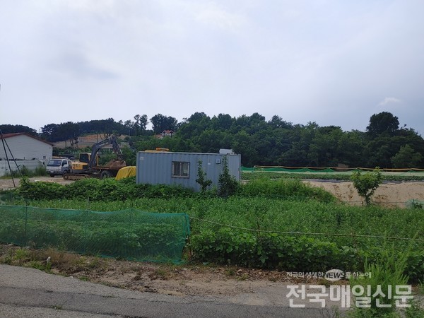 인천 남북동 개발현장.