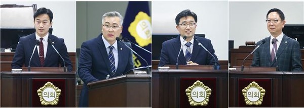 최상진·김호재·박종현·김광철 의원. [송파구의회 제공]