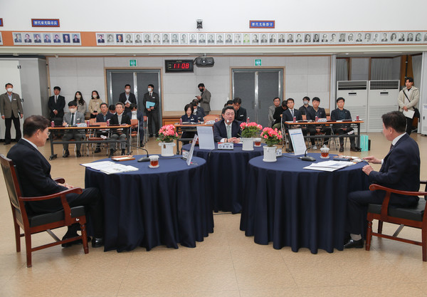 여수·순천·광양시 행정협의회가 광양시청 대회의실에서 제35차 정기회의를 개최했다. [광양시 제공]