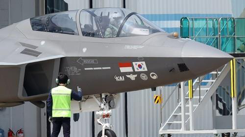 한국형 전투기 KF-21 시제 4호기. [연합뉴스 자료사진]