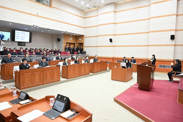 보령시의회(의장 박상모)가 29일 제256회 임시회를 개회했다. [보령시의회 제공]