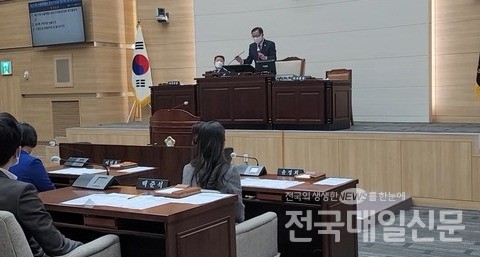25일 서울 용산구의회 제277회 임시회가 개회했다. 